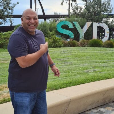 Sonny arriving in Sydney, Australia at the start of the Wagyu journey